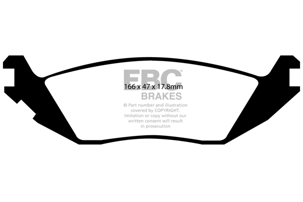 Remblokset EBC Brakes DP1639