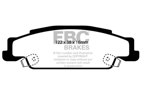 Remblokset EBC Brakes DP1646