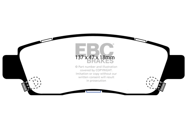 Remblokset EBC Brakes DP1672