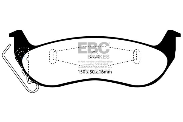 Remblokset EBC Brakes DP21677