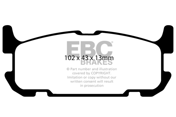 Remblokset EBC Brakes DP1685