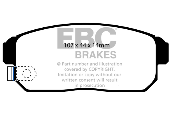 Remblokset EBC Brakes DP31691C