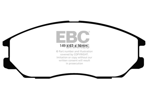 Remblokset EBC Brakes DP1725