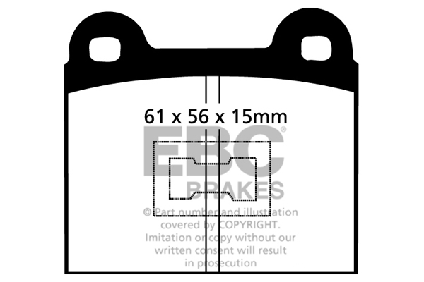 Remblokset EBC Brakes DP174