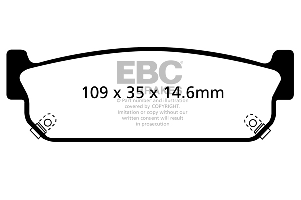 Remblokset EBC Brakes DP41784R