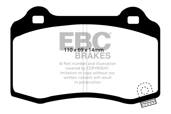 Remblokset EBC Brakes DP41788R