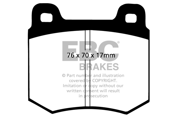 Remblokset EBC Brakes DP179