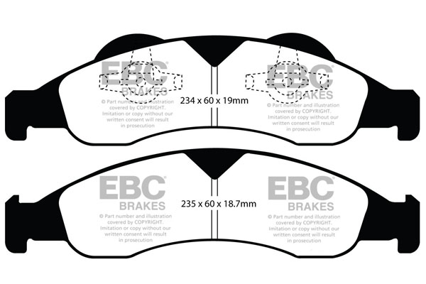 Remblokset EBC Brakes DP61803