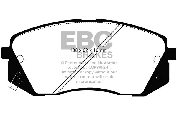 Remblokset EBC Brakes DP21809