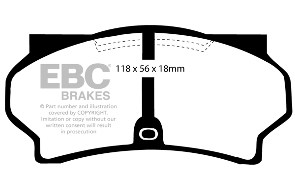 Remblokset EBC Brakes DP181