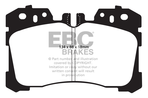 Remblokset EBC Brakes DP41811R