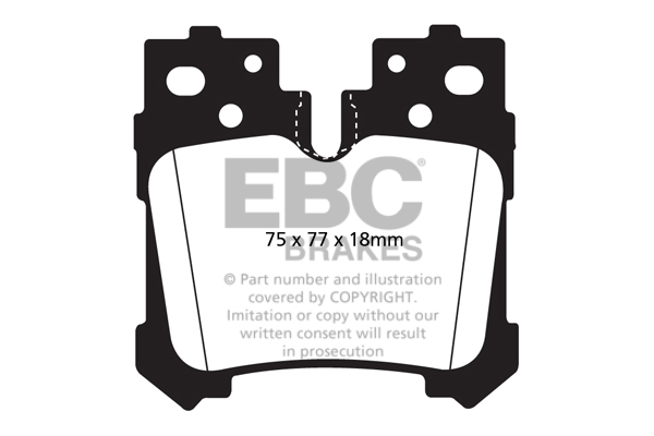 Remblokset EBC Brakes DP41812R