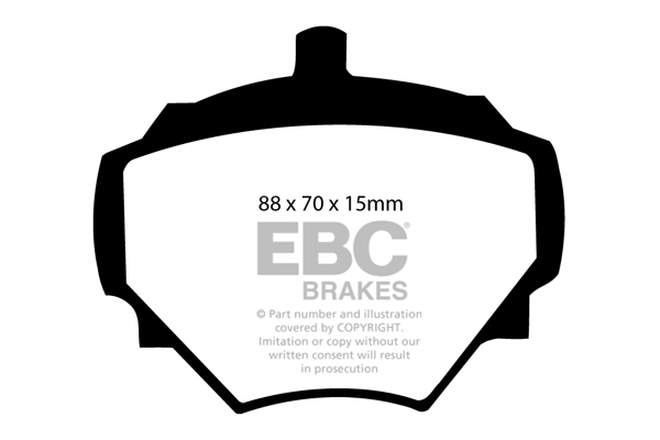 Remblokset EBC Brakes DP182