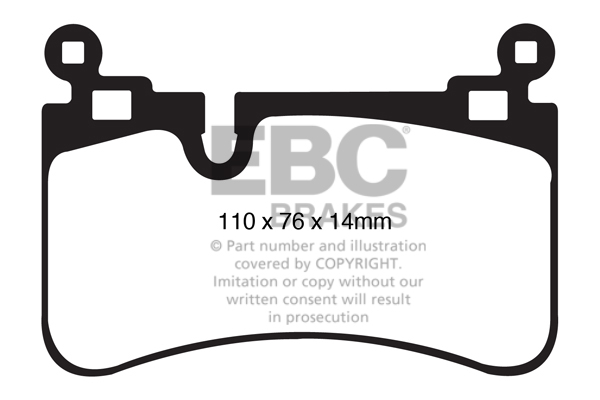 Remblokset EBC Brakes DP41839R