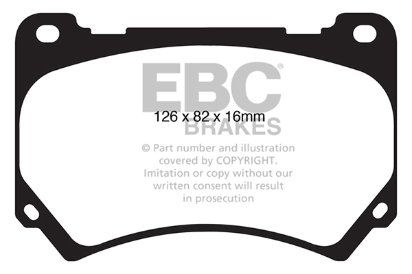 Remblokset EBC Brakes DP31849C