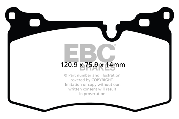 Remblokset EBC Brakes DP21854