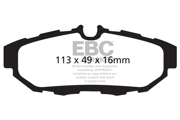 Remblokset EBC Brakes DP21870