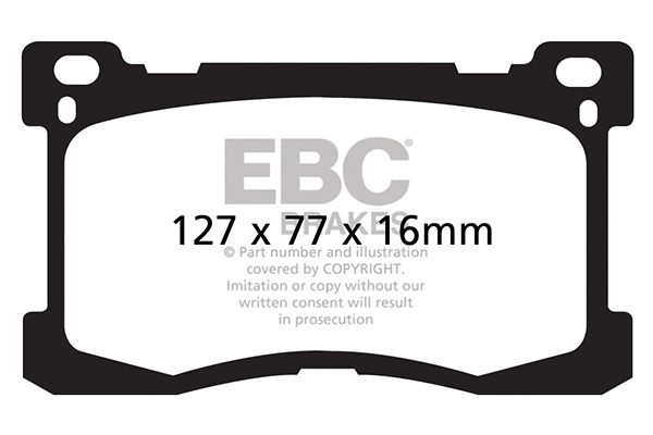 Remblokset EBC Brakes DP31882C