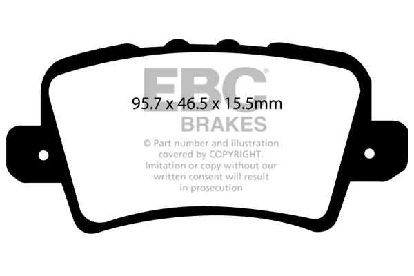 Remblokset EBC Brakes DP1902