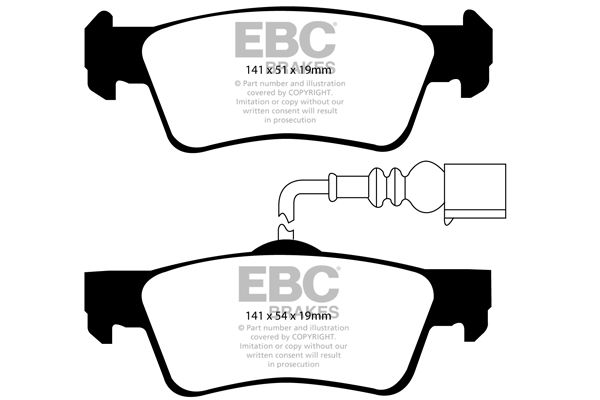 Remblokset EBC Brakes DP1907