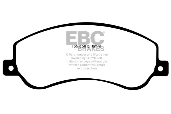 Remblokset EBC Brakes DP1917