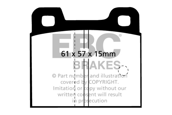 Remblokset EBC Brakes DP193