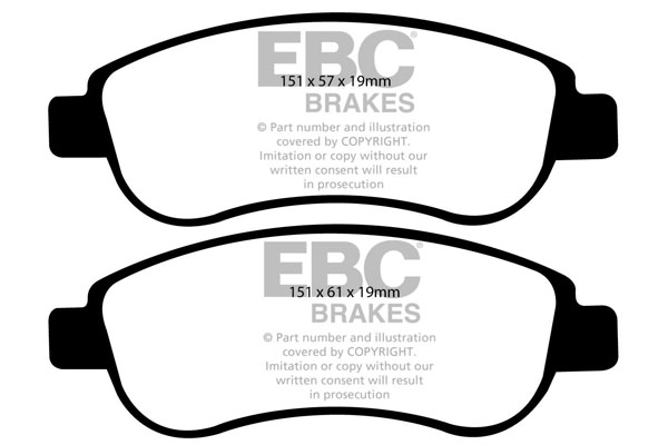 Remblokset EBC Brakes DP1951