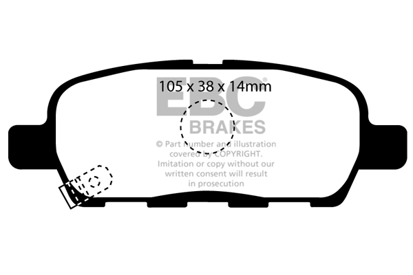 Remblokset EBC Brakes DP1955