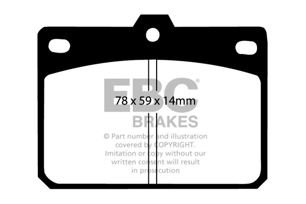 Remblokset EBC Brakes DP196