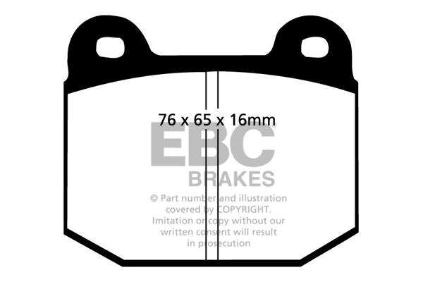 Remblokset EBC Brakes DP197