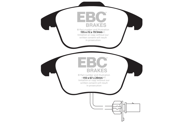 Remblokset EBC Brakes DP1998