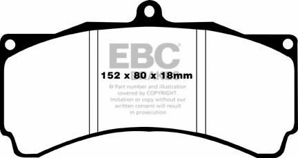 Remblokset EBC Brakes DP8012RP1