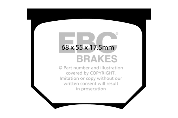 Remblokset EBC Brakes DP4034R