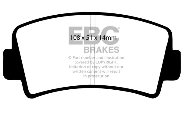 Remblokset EBC Brakes DP207