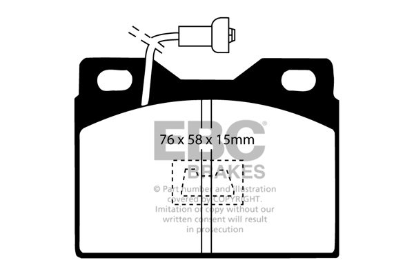 Remblokset EBC Brakes DP220/4