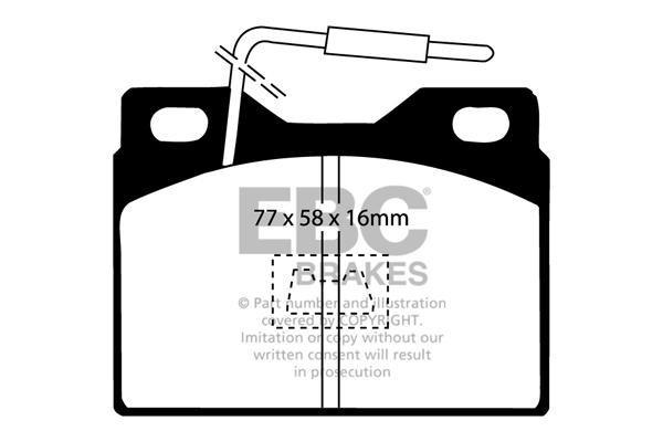 Remblokset EBC Brakes DP220/9