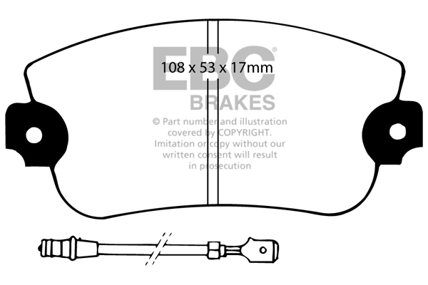 Remblokset EBC Brakes DP2230