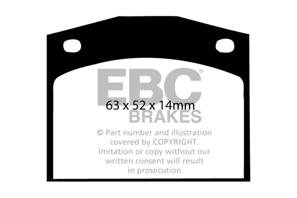 Remblokset EBC Brakes DP238