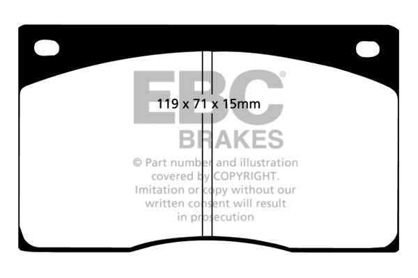 Remblokset EBC Brakes DP3262C