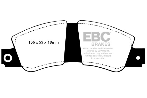 Remblokset EBC Brakes DP267