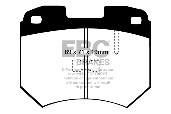 Remblokset EBC Brakes DP274