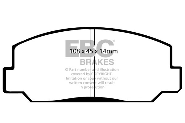 Remblokset EBC Brakes DP281