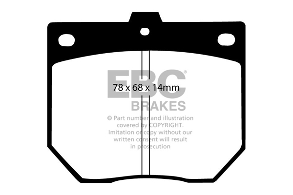 Remblokset EBC Brakes DP287