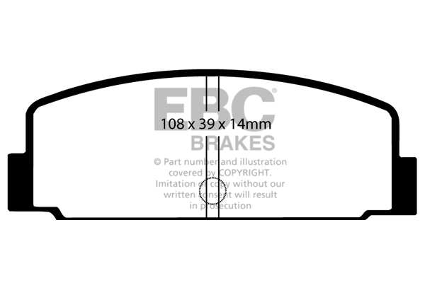 Remblokset EBC Brakes DP290