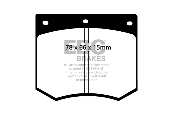 Remblokset EBC Brakes DP2291