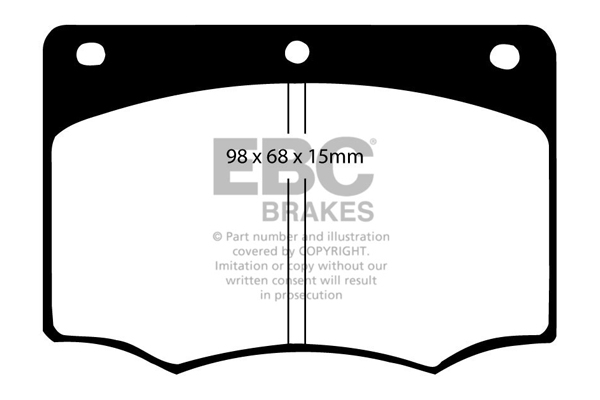 Remblokset EBC Brakes DP2296