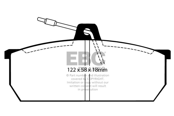 Remblokset EBC Brakes DP297