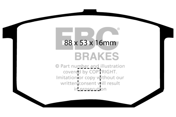 Remblokset EBC Brakes DP298