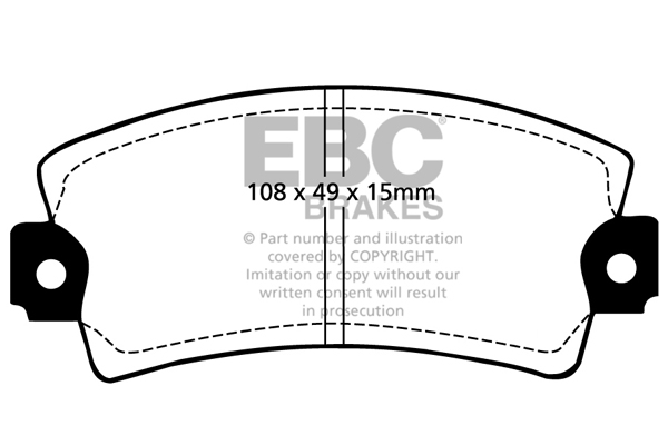 Remblokset EBC Brakes DP2317