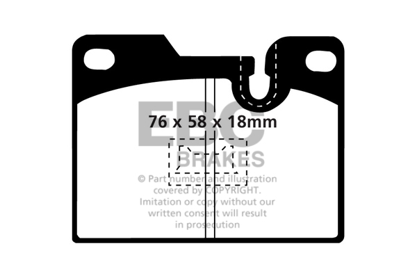 Remblokset EBC Brakes DP2346